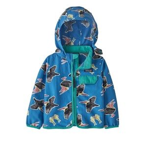 New Patagonia Baby Baggies Jacket in Amigos Vessel Blue Size 3T